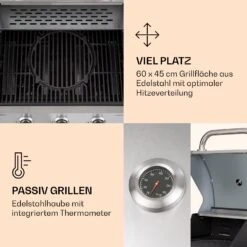 Lucifer 3 Gasgrill 3 X 3,6 KW Brenner 60x45cm Grill Edelstahl Mobil 11 Lucifer 3 Gasgrill 3 X 3,6 KW Brenner 60x45cm Grill Edelstahl Mobil -Küchenbedarf Geschäft 10040280 de 0004 logo