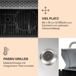 Lucifer 4 Gasgrill 4 X 3,6 KW Brenner 69x45cm Grill Edelstahl Mobil 11 Lucifer 4 Gasgrill 4 X 3,6 KW Brenner 69x45cm Grill Edelstahl Mobil -Küchenbedarf Geschäft 10040281 de 0004 logo
