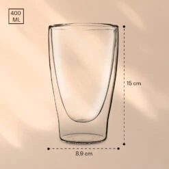 DUOS Doppelwandiges Glas 400 Ml Trinkglas Espresso Borosilikatglas -Küchenbedarf Geschäft 10040365 yy 0007 logo