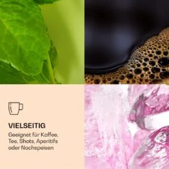 DUOS Doppelwandiges Glas | Thermoglas | 310 Ml | Trinkglas | Espressoglas, Teeglas, Shotglas | Für Heiße Und Kalte Getränke | Borosilikatglas| Hitze- Und Kältebeständig | Handgemacht | Spülmaschinenfest | Schwebe-Effekt -Küchenbedarf Geschäft 10040372 de 0005 logo