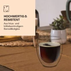 DUOS Jumbo Doppelwandiges Thermoglas 310ml Borosilikatglas Handgemacht 8 DUOS Jumbo Doppelwandiges Thermoglas 310ml Borosilikatglas Handgemacht -Küchenbedarf Geschäft 10040374 de 0003 logo