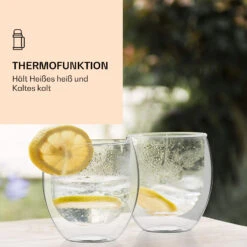 DUOS Jumbo Doppelwandiges Glas 410 Ml Thermofunktion Inkl. Edelstahl-Löffel -Küchenbedarf Geschäft 10040397 de 0004 logo