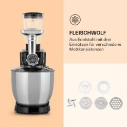 Renata Rossa Küchenmaschine 3-in-1 2000W 2,7PS 5Ltr Edelstahl BPA-frei 12 Renata Rossa Küchenmaschine 3-in-1 2000W 2,7PS 5Ltr Edelstahl BPA-frei -Küchenbedarf Geschäft 10040500 de 0005 logo