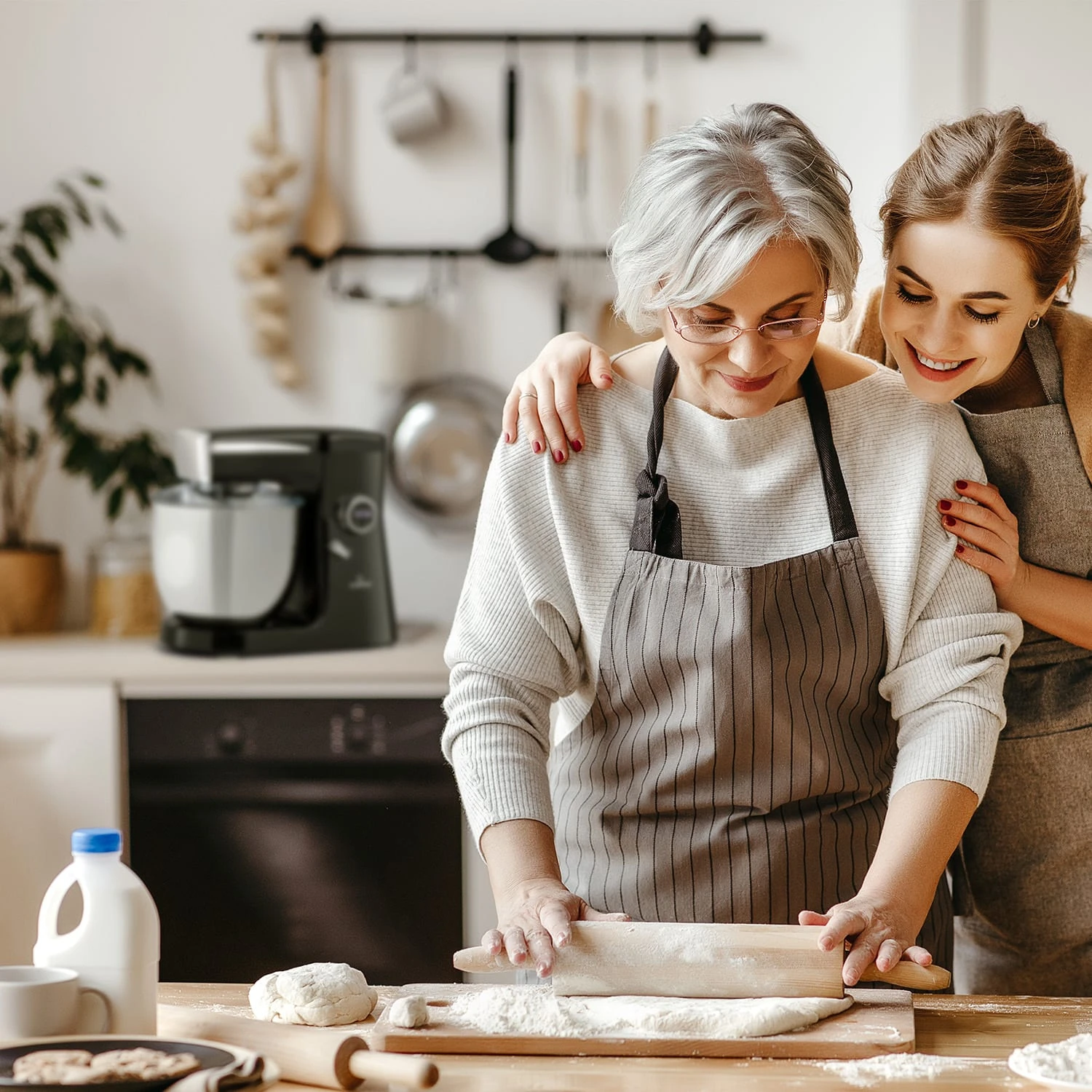 Renata Rossa Küchenmaschine 3-in-1 2000W 2,7PS 5Ltr Edelstahl BPA-frei 2 Renata Rossa Küchenmaschine 3-in-1 2000W 2,7PS 5Ltr Edelstahl BPA-frei – Bild 2