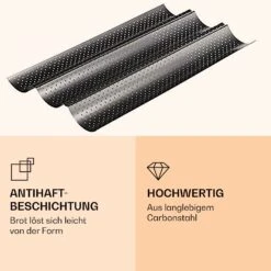 Feelino Baguettblech 3 Mulden -Küchenbedarf Geschäft 10040540 de 0003 logo