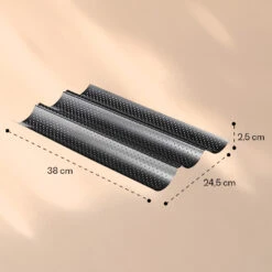 Feelino Baguettblech 3 Mulden -Küchenbedarf Geschäft 10040540 yy 0006 logo