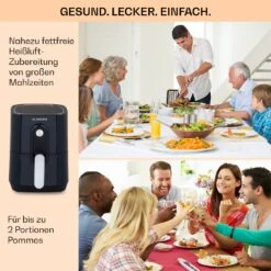 Crisp-Pro Heißluftfritteuse Air Fryer 1400W 2,8 Ltr Timer Edelstahl 10 Crisp-Pro Heißluftfritteuse Air Fryer 1400W 2,8 Ltr Timer Edelstahl -Küchenbedarf Geschäft 10040698 de 0005 usp