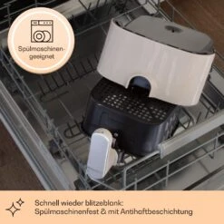 Crisp-Pro Heißluftfritteuse Air Fryer 1400W 2,8 Ltr Timer Edelstahl 9 Crisp-Pro Heißluftfritteuse Air Fryer 1400W 2,8 Ltr Timer Edelstahl -Küchenbedarf Geschäft 10040699 de 0004 usp