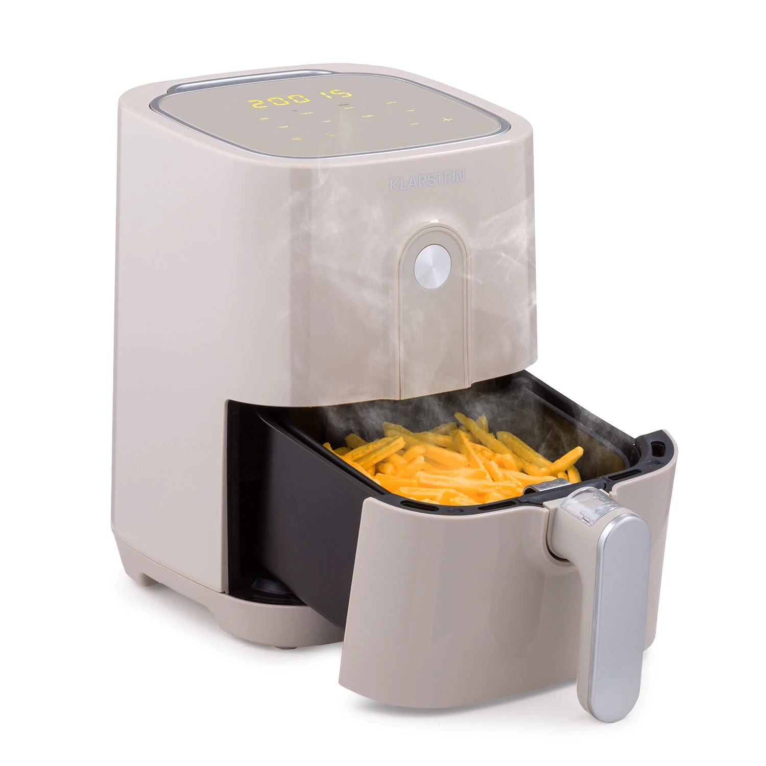 Crisp-Pro Heißluftfritteuse Air Fryer 1400W 2,8 Ltr Timer Edelstahl 1 Crisp-Pro Heißluftfritteuse Air Fryer 1400W 2,8 Ltr Timer Edelstahl