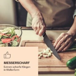 Kissaki Messerset Magnetisch Antihaftversiegelung Wellenform -Küchenbedarf Geschäft 10040700 de 0004 logo