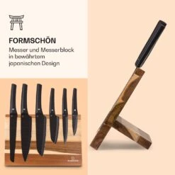 Kissaki Messerset Magnetisch Antihaftversiegelung Wellenform -Küchenbedarf Geschäft 10040700 de 0005 logo