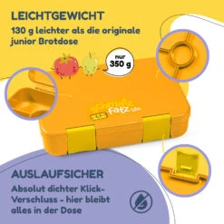 Schmatzfatz By Lite Lunchbox 6 Fächer 20,8x4,5x15 Cm BPA-frei Tritan -Küchenbedarf Geschäft 10040717 de 0003 logo