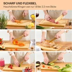 Kazuno Messerset 7 Teile Magnetischer Block PVD Titanium-Beschichtung -Küchenbedarf Geschäft 10040726 de 0006 usp