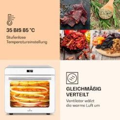 Shaftesbury Dörrautomat 700W Timer-Funktion 35-85°C Digitales Touch-Display -Küchenbedarf Geschäft 10040728 de 0004 logo