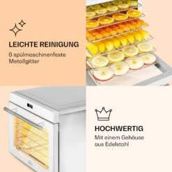 Shaftesbury Dörrautomat 700W Timer-Funktion 35-85°C Digitales Touch-Display -Küchenbedarf Geschäft 10040728 de 0005 logo