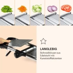 Mandoline Küchenhobel Gourmet Edelstahl 1 Bis 9 Mm Julienne-Schneider -Küchenbedarf Geschäft 10040835 de 0003 logo