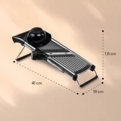 Mandoline Küchenhobel Gourmet Edelstahl 1 Bis 9 Mm Julienne-Schneider -Küchenbedarf Geschäft 10040835 yy 0006 logo