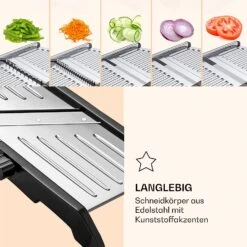 Mandoline Küchenhobel Inkl. Wellenschnitt Edelstahl 1 Bis 9 Mm Julienne-Schneider 8 Mandoline Küchenhobel Inkl. Wellenschnitt Edelstahl 1 Bis 9 Mm Julienne-Schneider -Küchenbedarf Geschäft 10040836 de 0003 logo
