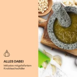 Mörser Mit Stößel 360 Ml Geriffelte Innenseite Rutschfest -Küchenbedarf Geschäft 10040838 de 0004 logo