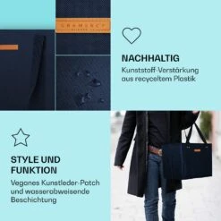 Einkaufstasche 3er Set Wiederverwendbar Waschbar Faltbar Verstärkt 7 Einkaufstasche 3er Set Wiederverwendbar Waschbar Faltbar Verstärkt -Küchenbedarf Geschäft 10040847 de 0003 logo