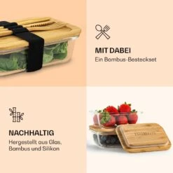 Frischhaltedosen 4er-Set Borosilikatglas Bambusdeckel Stapelbar 4 Größen 7 Frischhaltedosen 4er-Set Borosilikatglas Bambusdeckel Stapelbar 4 Größen -Küchenbedarf Geschäft 10040858 de 0003 logo