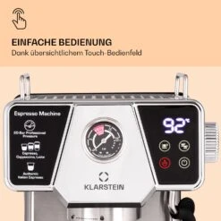 Libeica Espressomaschine 19 Bar Ca. 10 Tassen 1,8 Liter Milchschaum -Küchenbedarf Geschäft 10041253 de 0003 logo