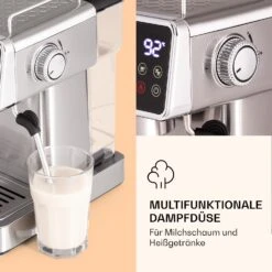 Libeica Espressomaschine 19 Bar Ca. 10 Tassen 1,8 Liter Milchschaum -Küchenbedarf Geschäft 10041253 de 0004 logo