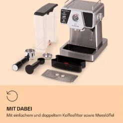 Libeica Espressomaschine 19 Bar Ca. 10 Tassen 1,8 Liter Milchschaum -Küchenbedarf Geschäft 10041253 de 0007 logo