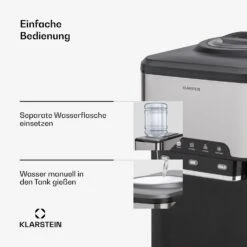 Aqueous Eiswürfelmaschine 3-in-1: Eiswürfel, Wasserspender: Heiß & Kalt 20 Kg/24h 8 Aqueous Eiswürfelmaschine 3-in-1: Eiswürfel, Wasserspender: Heiß & Kalt 20 Kg/24h -Küchenbedarf Geschäft 10041845 de 0003 usp