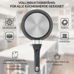 Noto Endurance Kasserolle Ø16cm Geschmiedetes Aluminium Induktion Antihaft -Küchenbedarf Geschäft 10045005 de 0004 usp