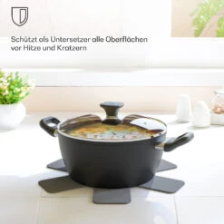 Noto Endurance Filz-Set 5 Stck. Sternförmig Sehr Weich Für Töpfe & Pfannen Ø38 Cm -Küchenbedarf Geschäft 10045021 de 0003 usp