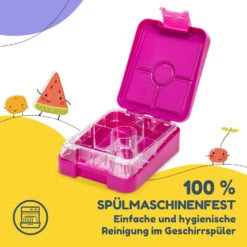 Klarstein Schmatzfatz Easy Snackbox 4 Fächer 18 X 15 X 5 Cm (BxHxT) -Küchenbedarf Geschäft 10045068 de 0005 usp
