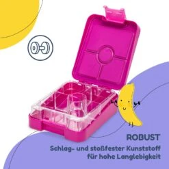 Klarstein Schmatzfatz Easy Snackbox 4 Fächer 18 X 15 X 5 Cm (BxHxT) -Küchenbedarf Geschäft 10045068 de 0006 usp