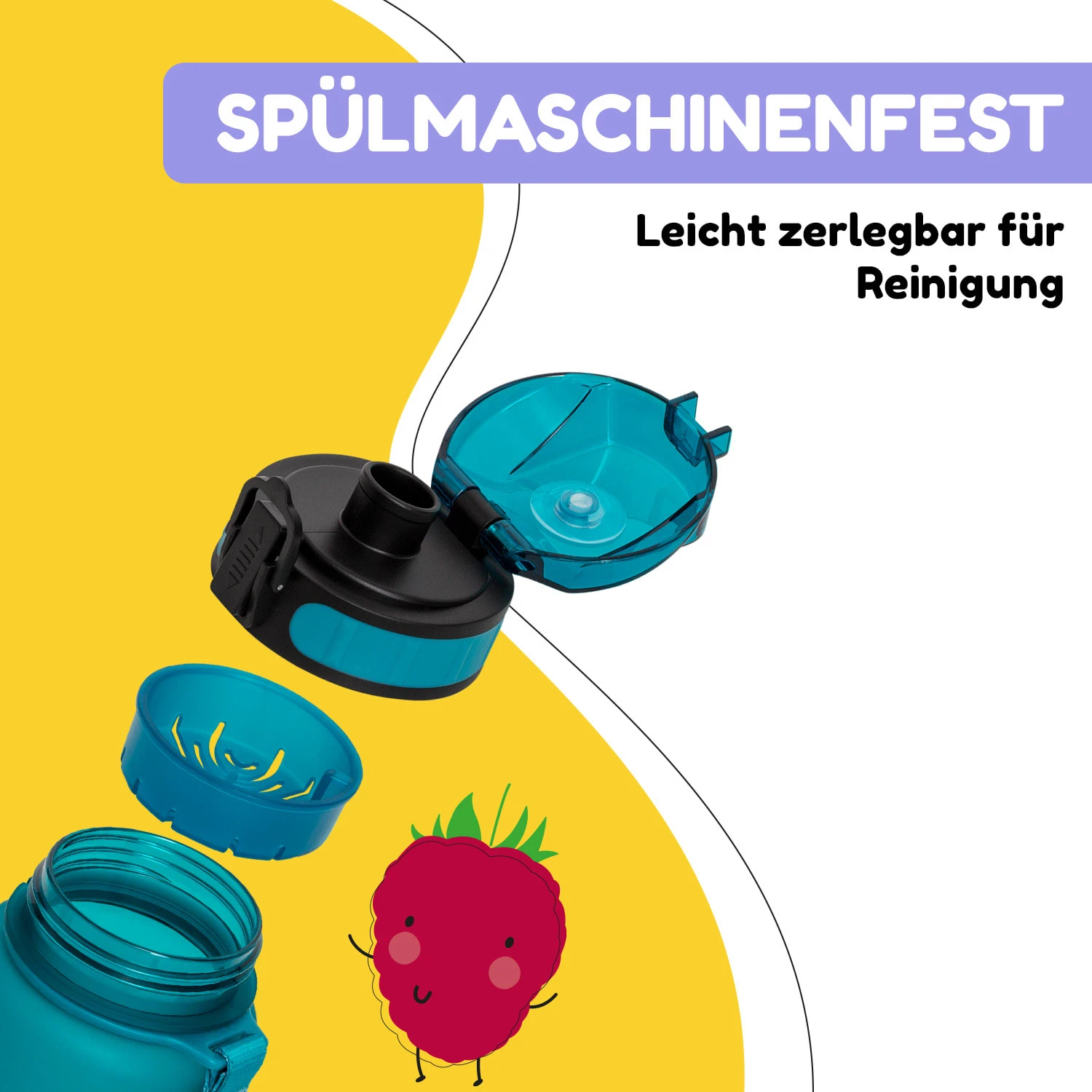 Wakaba Trinkflasche 800 Ml Tritan BPA-frei 4 Wakaba Trinkflasche 800 Ml Tritan BPA-frei – Bild 4