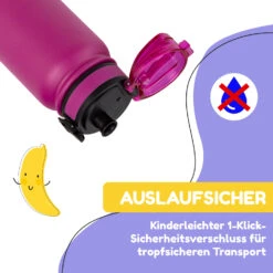 Wakaba Thermosflasche 550 Ml Edelstahl Tritan BPA-frei -Küchenbedarf Geschäft 10045261 de 0003 usp