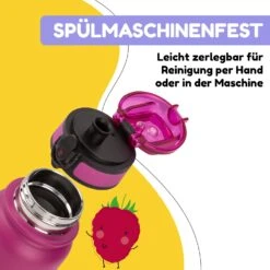 Wakaba Thermosflasche 550 Ml Edelstahl Tritan BPA-frei -Küchenbedarf Geschäft 10045261 de 0004 usp