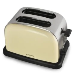 Aquavita Frühstücksset Creme Wasserkocher Toaster Creme -Küchenbedarf Geschäft 60001826 yy 0004 titel title 2 toaster klarstein creme