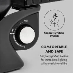 Parforce One 3,5kW 12000BTU 300°C SNJS Gasschlauch Grau 15 Parforce One 3,5kW 12000BTU 300°C SNJS Gasschlauch Grau -Küchenbedarf Geschäft 60002428 yy 0008 logo Klarstein Parforce One Gasgrill 12000BTU grau