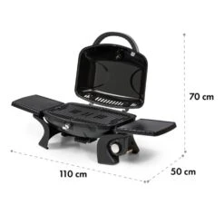 Parforce One 3,5kW 12000BTU 300°C SNJS Gasschlauch Grau 17 Parforce One 3,5kW 12000BTU 300°C SNJS Gasschlauch Grau -Küchenbedarf Geschäft 60002428 yy 0010 logo Klarstein Parforce One Gasgrill 12000BTU grau