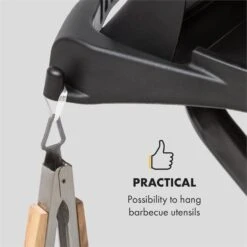 Parforce Duo Gasgrill 2 Brenner 4,4kW 15000BTU Gasschlauch Schwarz -Küchenbedarf Geschäft 60002433 yy 0012 logo Klarstein Parforce Stand Grilltisch Zubehoer