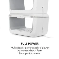 GrowIt Farm 3 Etagen Kit 3x Smart Indoor Garden Verbindungsset 22 GrowIt Farm 3 Etagen Kit 3x Smart Indoor Garden Verbindungsset -Küchenbedarf Geschäft 60002466 yy 0011 logo Klarstein GrowIt Multi Adapter Netzteil