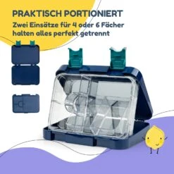 Schmatzfatz Frühstücksset Lunchbox & Trinkflasche Tritan Dicht BPA-frei -Küchenbedarf Geschäft 60002947 de 0004 logo