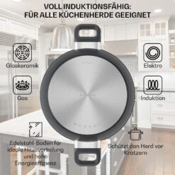 Noto Endurance Topf- Und Pfannenset Geschmiedetes Aluminium Ergonomische Griffe Glasdeckel Filz -Küchenbedarf Geschäft 60003055 de 0004 usp